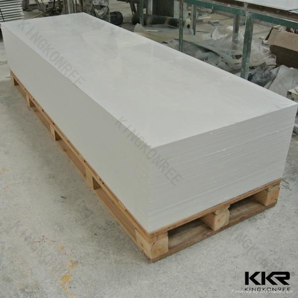White marble corian acrylic solid surface sheet 4