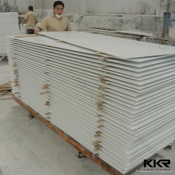 White marble corian acrylic solid surface sheet 5