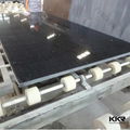 Black sparkle solid surface quartz stone slab