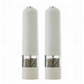 plastic electric salt and pepper mill with light