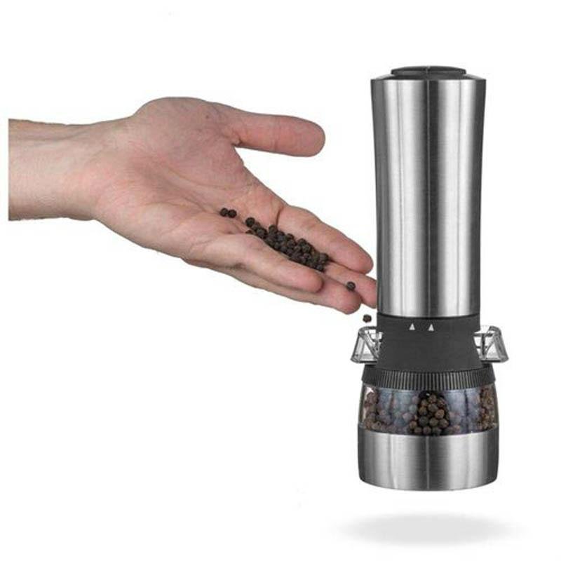 2 functions electronic pepper mill with light