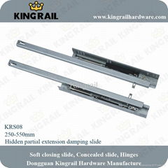 single extension soft closing slide KRS08