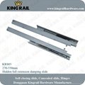 full extension concealed drawer slide KRS05
