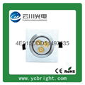 Residential Silver 3W LED Ceiling Light 2