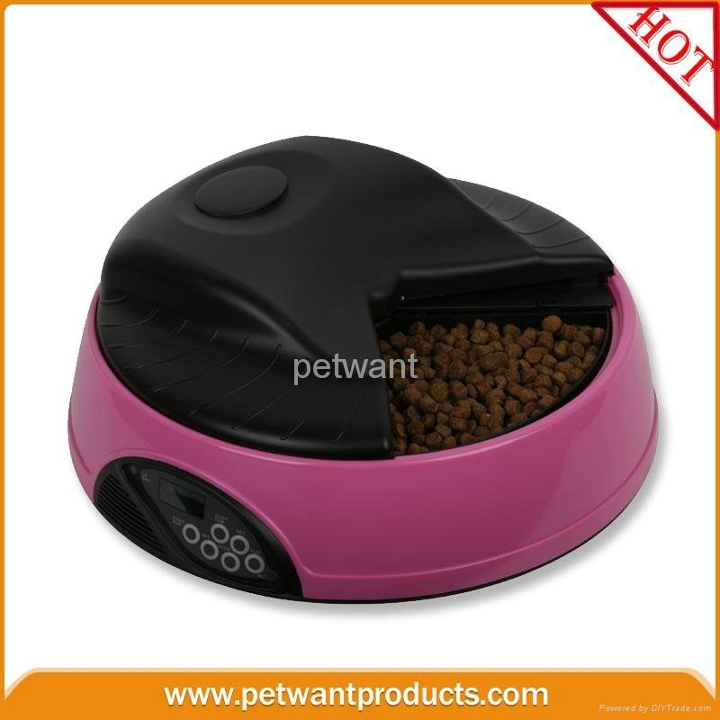 PF-05A LCD Displayed 4 Meal Automatic Dog Feeder