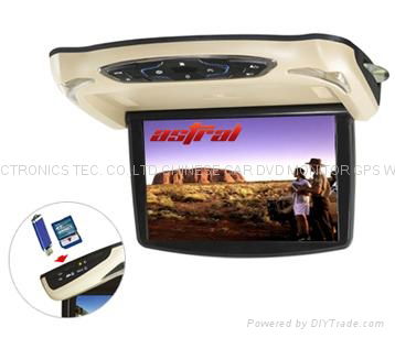 13.3inch roof mount dvd player