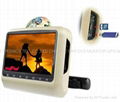 9inch headrest dvd player with touch panel and bracket 1