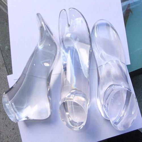 Clear Exquisite Lucite Foot Mannequin Acrylic Foot Resin Mannequin for Display  2