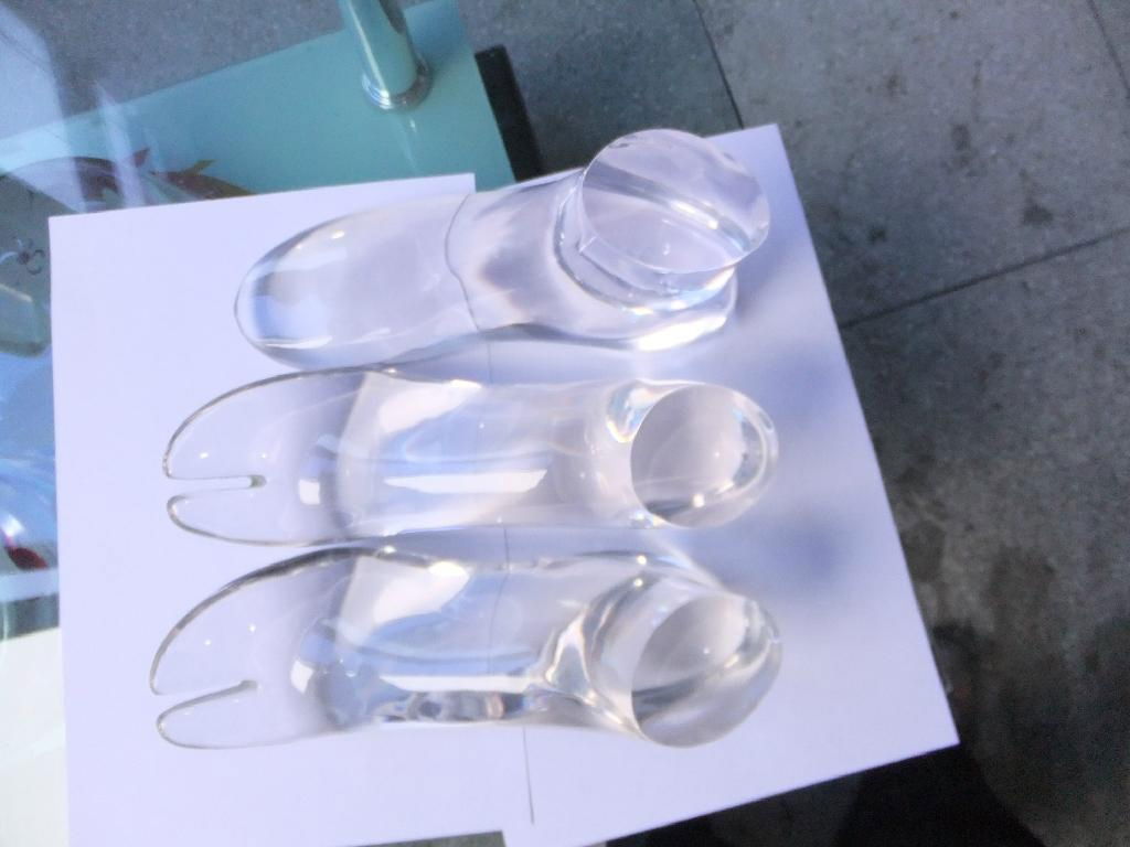 Clear Exquisite Lucite Foot Mannequin Acrylic Foot Resin Mannequin for Display  4