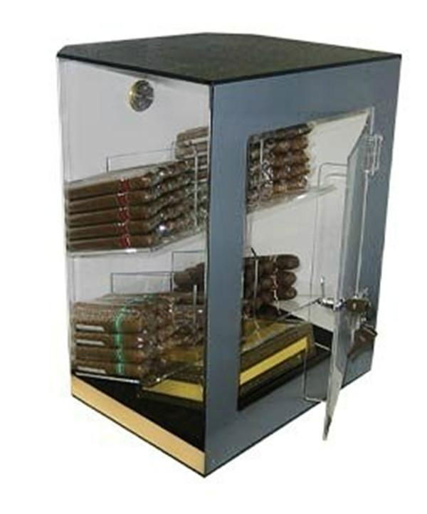 Clear Custom Plexiglass Humidor Acrylic Cigar Display  Acrylic Humidor 2