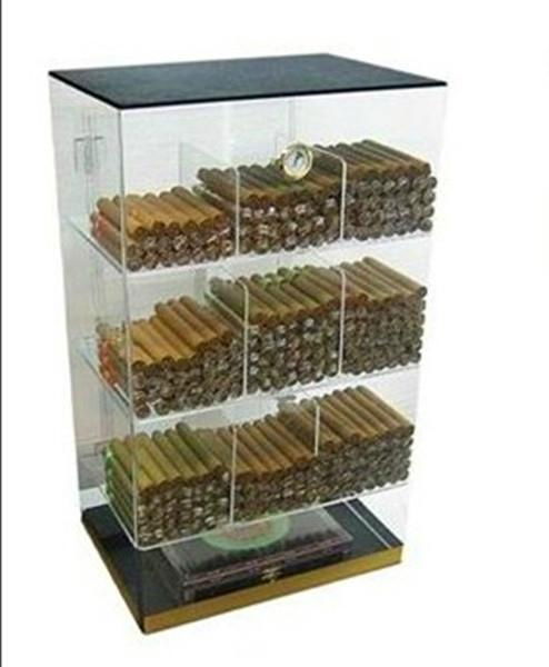 Clear Custom Plexiglass Humidor Acrylic Cigar Display  Acrylic Humidor 4