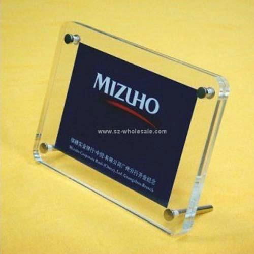 Clear Acrylic Magnetic Picture Frame PMMA Photo Frame 5