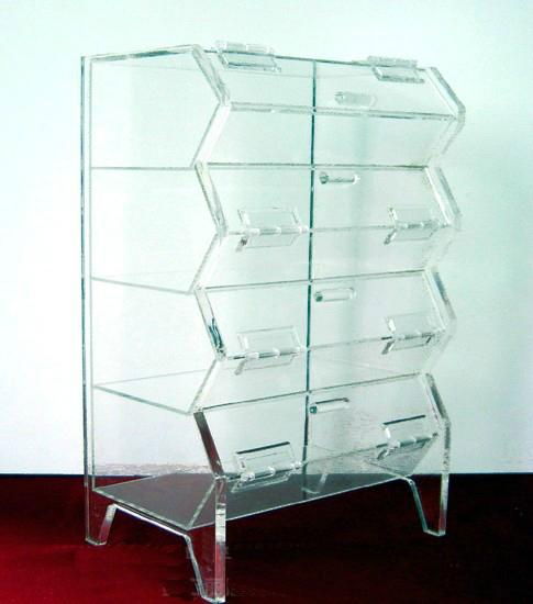 Custom Clear Rectangle Acrylic Display Cabinet Pmma Display Box  5