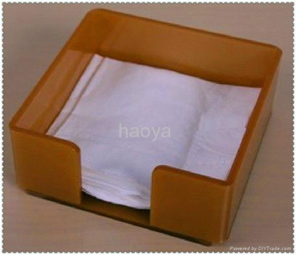 Colorful  Acrylic Tissue  Case Plexiglass Customized Shape Napkin Holder  4