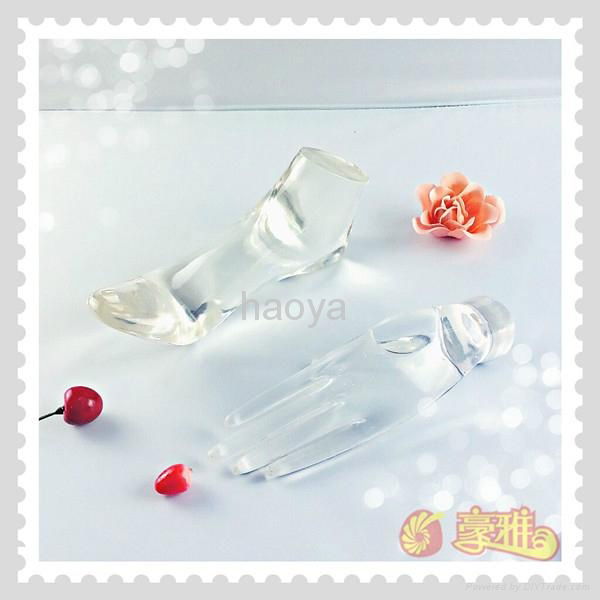 Clear Exquisite Lucite Foot Mannequin Acrylic Foot Resin Mannequin for Display  5