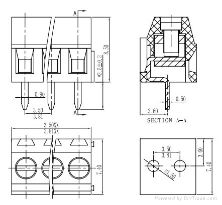 万可通用端子DA381 4