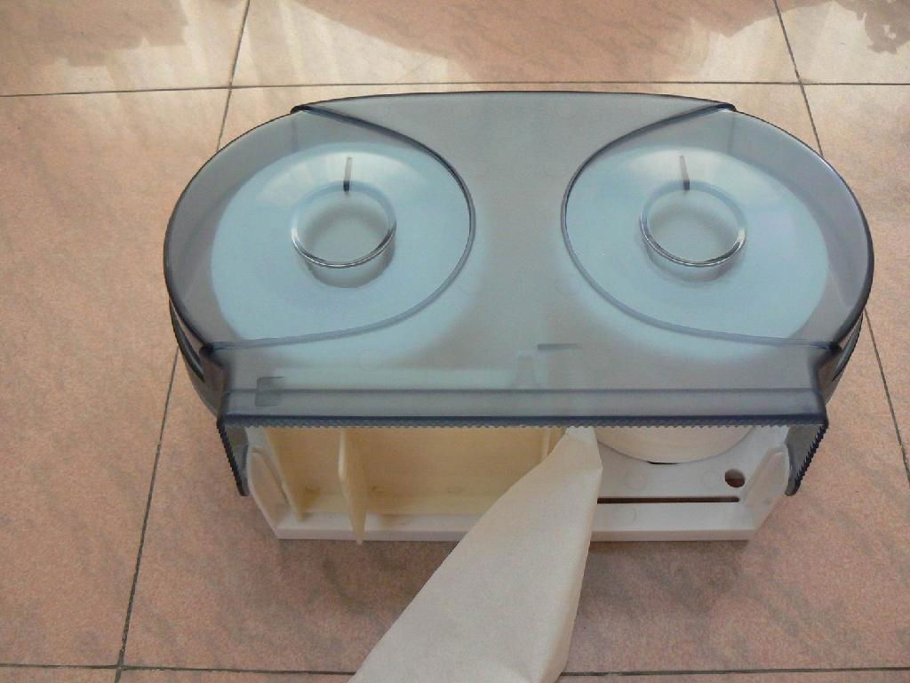  Twin Jumbo Roll Tissue Dispenser