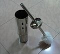 Free Standing Stainless Steel Toilet Brush Holder Set