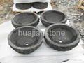 blue limestone washing basin