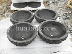 blue limestone washing basin