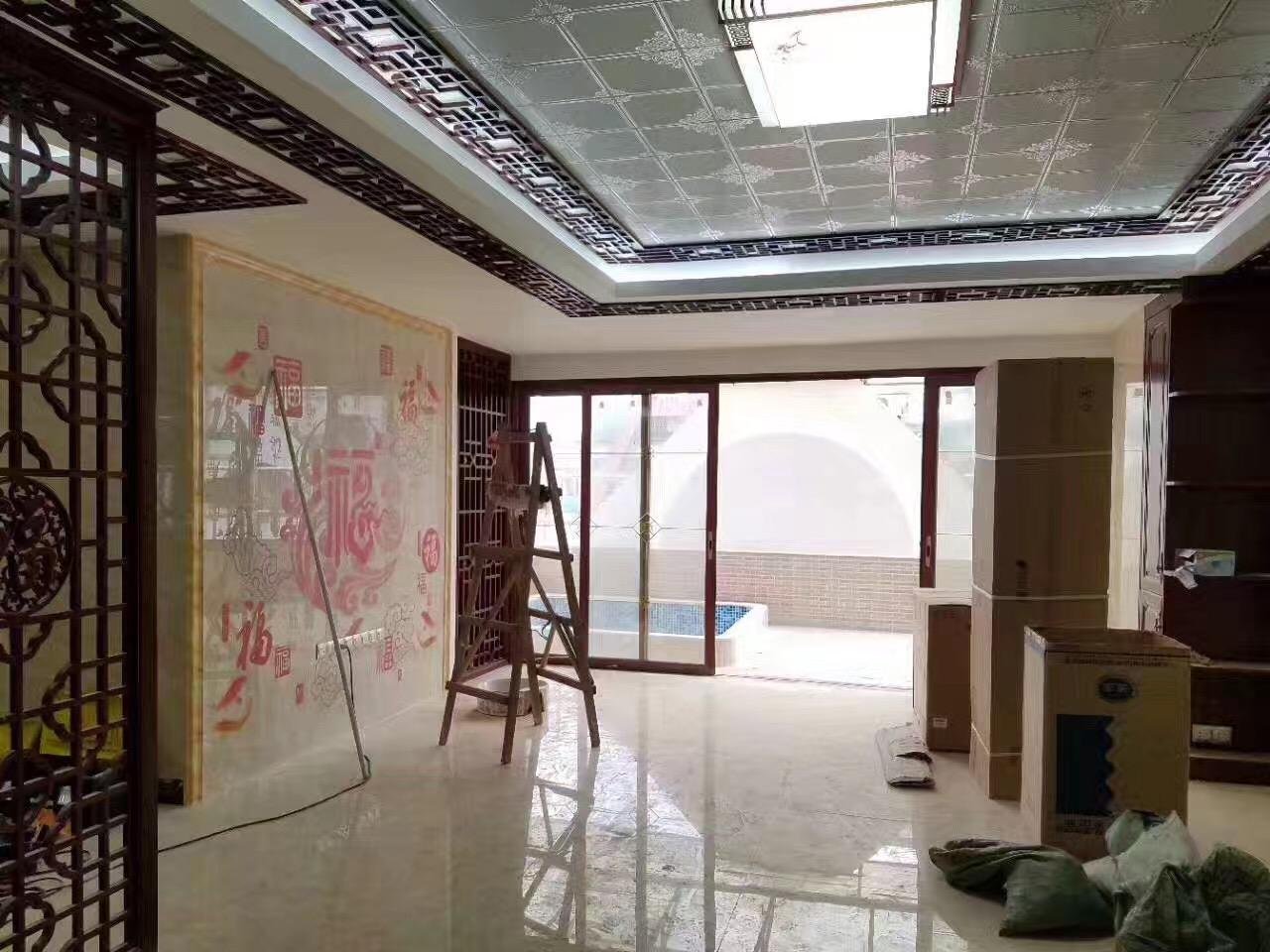 广州新中式明清仿古装修木制屏风仿古门窗 2