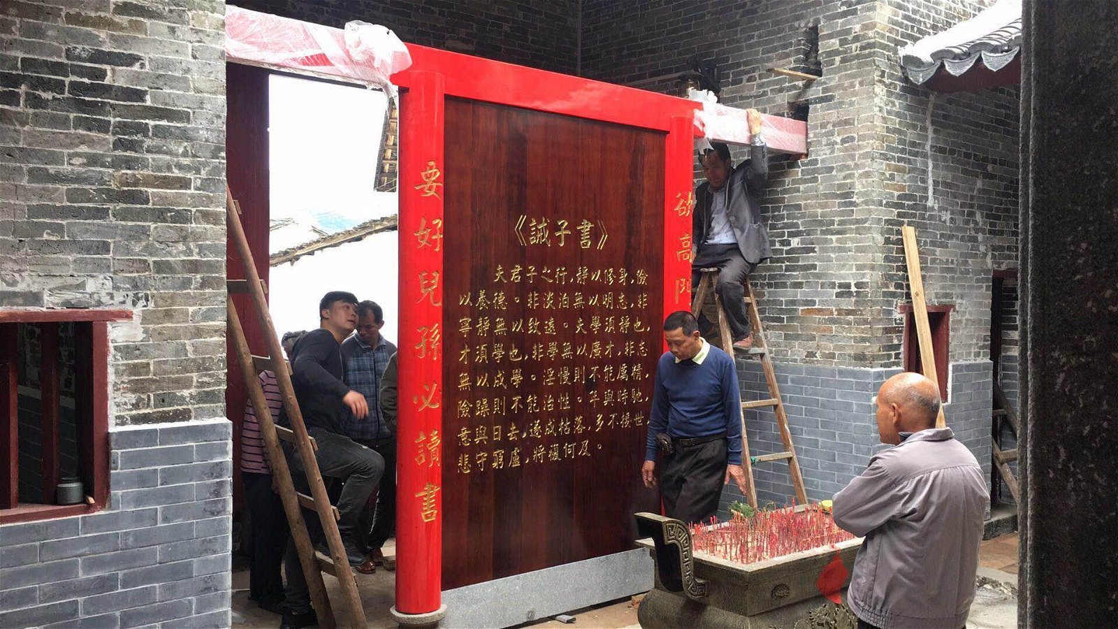 广州新中式明清仿古装修木制屏风仿古门窗 4