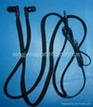 Stylish washable waterproof earphones braided wire headphones 2