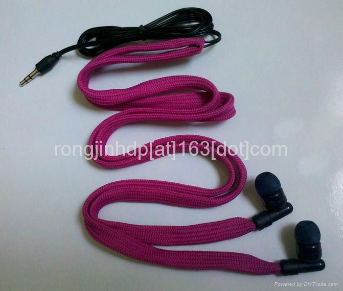 Stylish washable waterproof earphones braided wire headphones 5