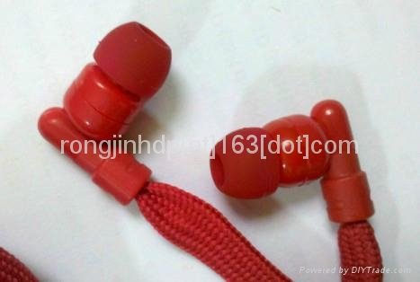 hoodie collar earphones machine washable waterproof earphone 3