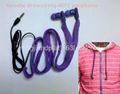 2013 new hot sell garment collar headphones washable earphoens waterproof  1