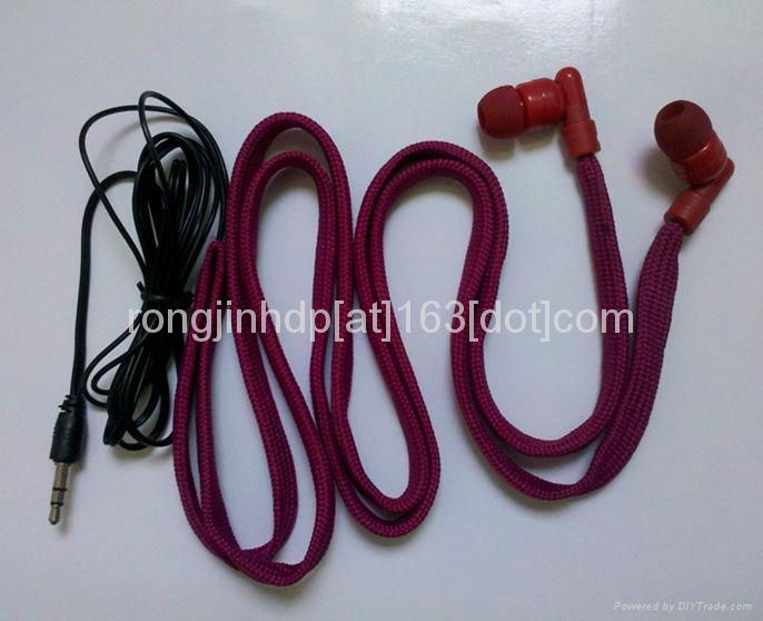 new waterproof earphones for garment collar drawstrings earphones 5