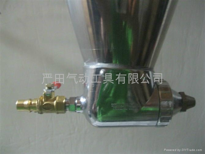 促销精品不锈钢真石漆喷枪|料针固定不调弹涂枪|精品不锈钢 2