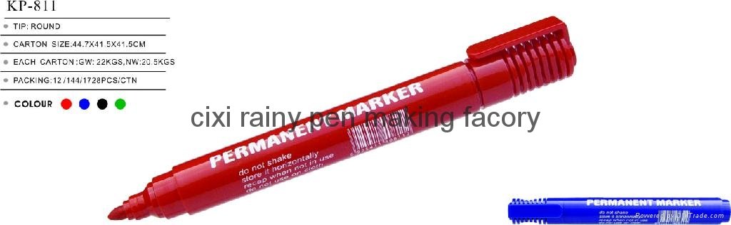 Permanent marker pen 