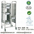 Stainless steel Higher GN Pan Trolley 3