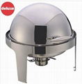 Deluxe Roll Top Chafer food warmer for catering 1