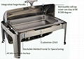 Deluxe Roll Top Chafer food warmer for catering 2