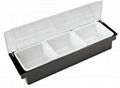 3/4/5/6 Compartment Quality Condiment Holder 3