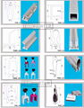 squeegee clamp kit AL extruded profile fabricated 