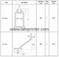 squeegee clamp kit AL extruded profile fabricated  8