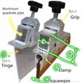 squeegee clamp kit AL extruded profile fabricated 