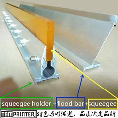 squeegee clamp kit AL extruded profile fabricated 