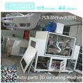 3D Auto parts uv curing machine