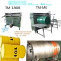 Φ600mm 210L big oil barrel screen printer with rolling stand