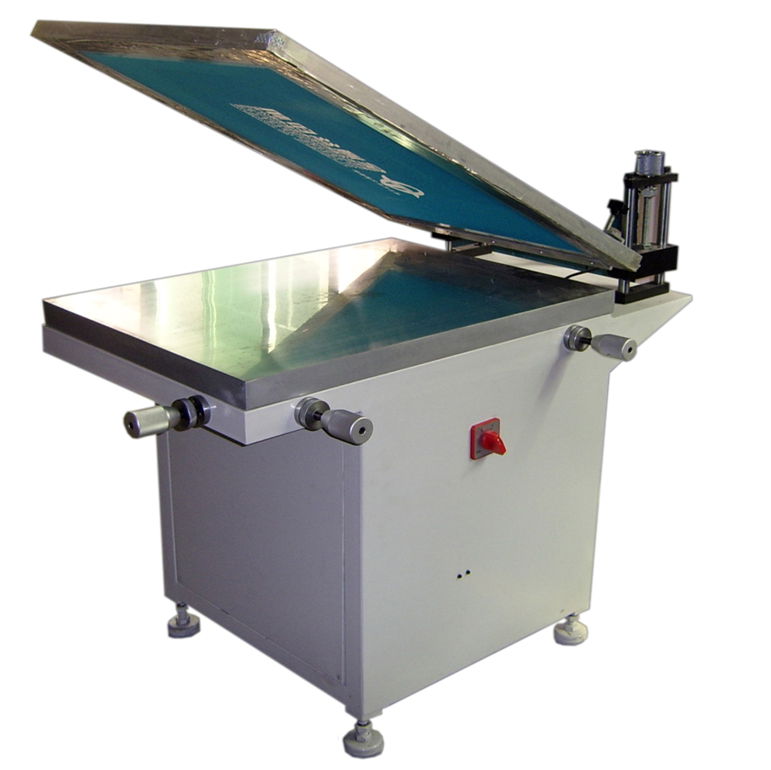 Manual Glass vacuum table silk screen printer