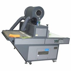 Automatic glitter powder spill machine for calendar greeting card with recycling