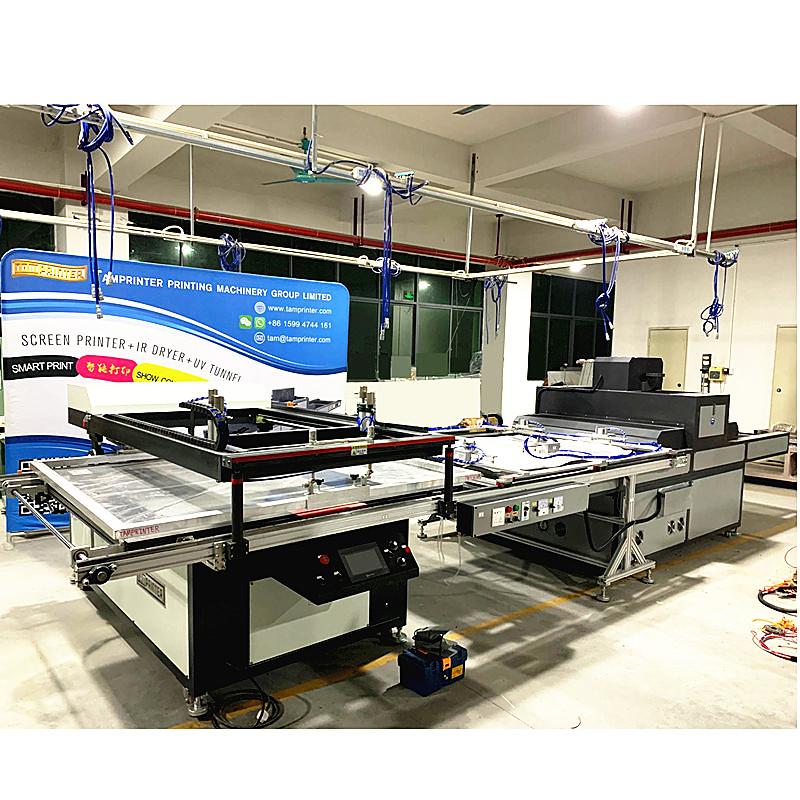 big size automatic stencil machine for sheet with automatic blanking 3