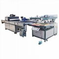 UV ink automatic screen printing machine