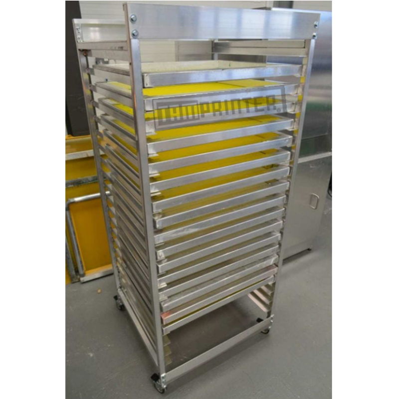 Rolling Screen Rack for Screen Drying 2