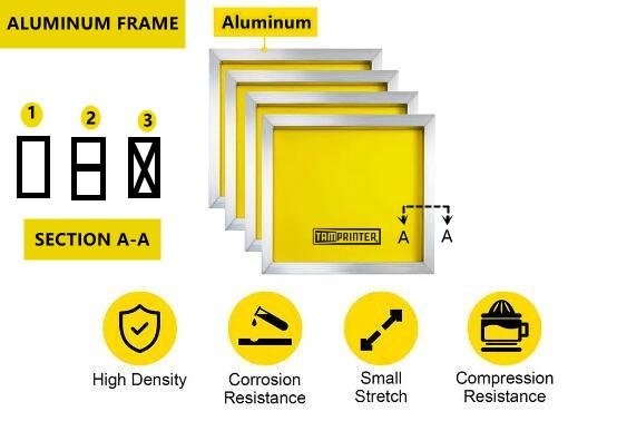 aluminium profile welding screen printing aluminum Frame  5