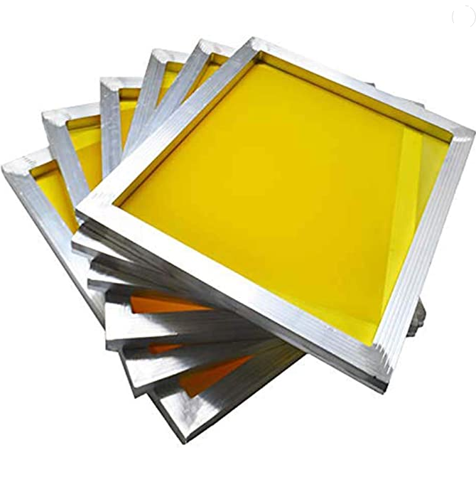 Aluminum Screen Printing Screens, Size 10 x 14 Inch Pre-Stretched